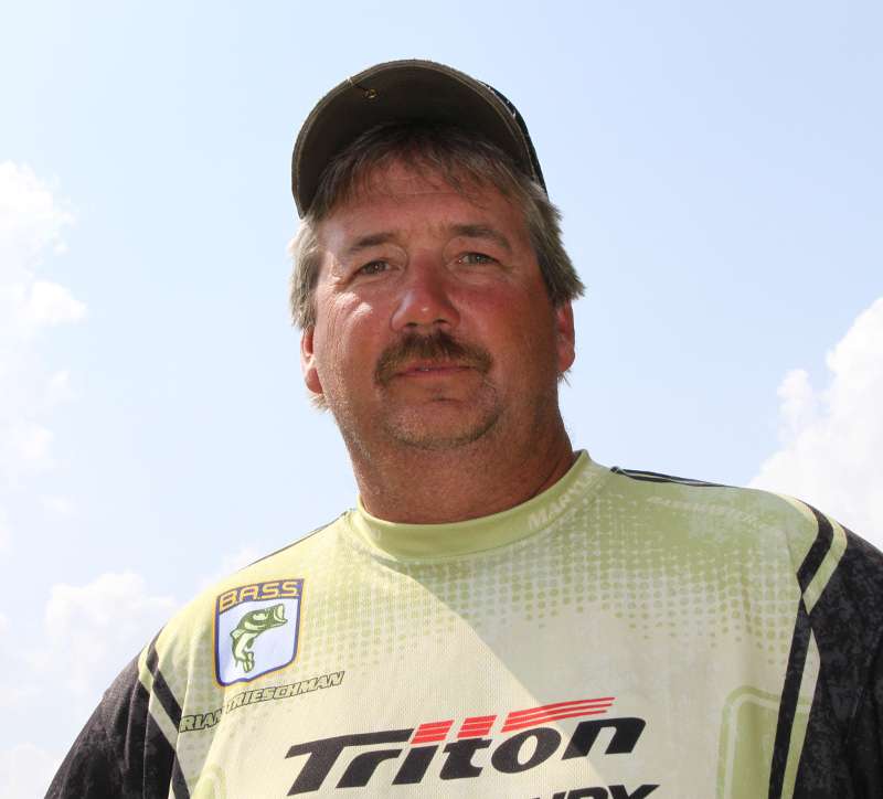 Brian Trieschman of Maryland is another BNC first-timer. He's a landscaper, and he loves riding his motorcycle and camping. He's a member of the Deep Run Bassmasters.