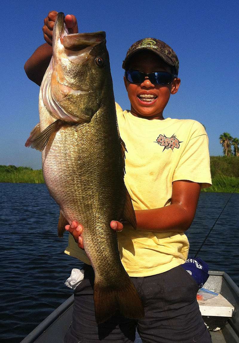 <p>Winner: Daniel Echols, Florida, for this photo of his grandson, Lunker Louie</p>
