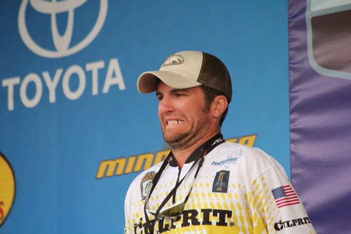 This is Troy Diede of South Dakota weighing in, it was a close one but Troy finished 13th overall BUT 1st in the Northern Division and will be heading to compete in the 2015 Bassmaster Classic. Funny story though...
