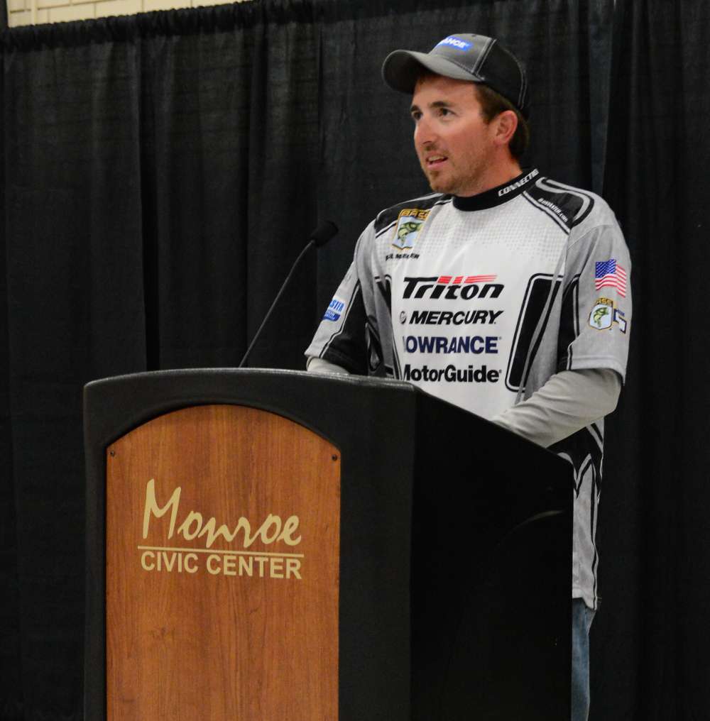 Mueller thanks everyone for their support. Mueller says he is excited and grateful to be returning to the Bassmaster Classic. 