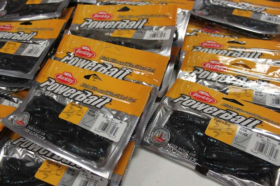 More product from Berkley, the PowerBait Fight'n Bug. 