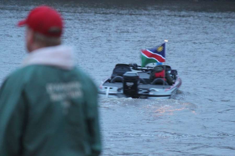 Max Pieper heads out as the first angler ever to represent Namibia in the B.A.S.S. Nation Championship.