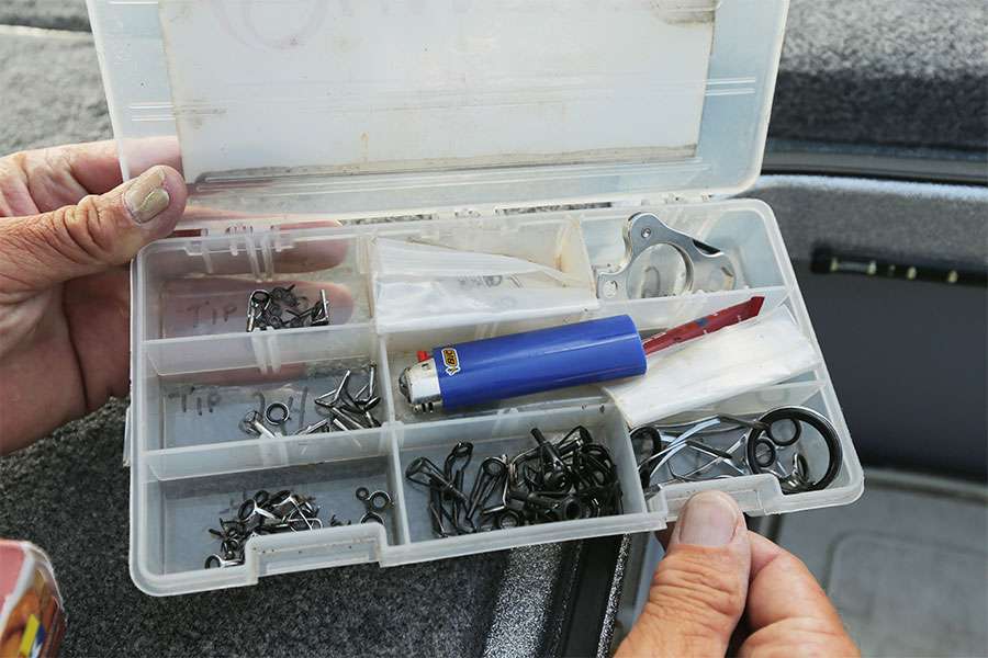 The rod tip and guide repair box.
