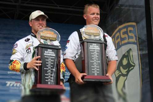 <p>Jake Whitaker and Andrew Helms of UNC Charlotte take the title at the 2014 Carhartt College Series National Championship. The date and time of the 2015 Carhartt College Series National Championship and Classic Bracket will be announced soon. </p>
