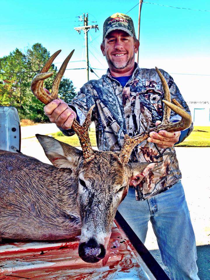 J Todd Tucker of Moultrie, Ga., had a good deer season, starting off with a nice 8-pointer.