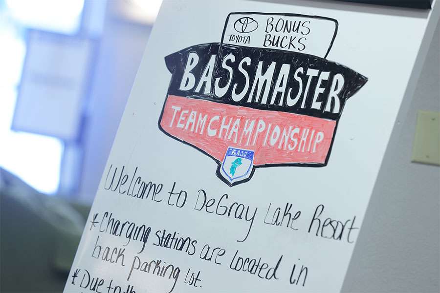 DeGray Lake Resort welcomed the Toyota Bonus Bucks Bassmaster Team Championship contenders.