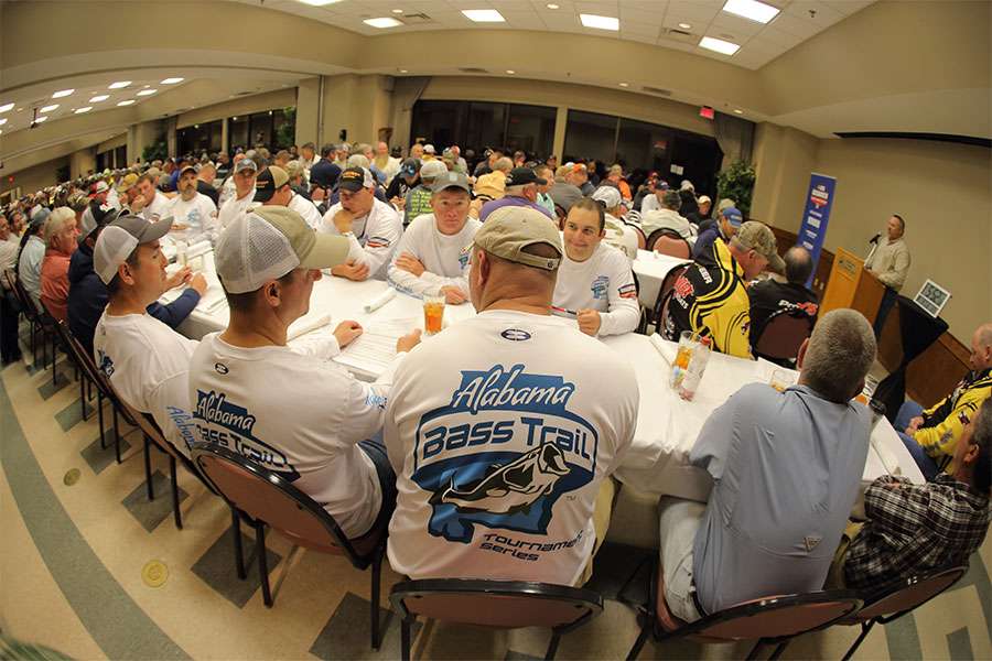 Alabama Bass Trail is well-represented, with 14 teams in the championship.