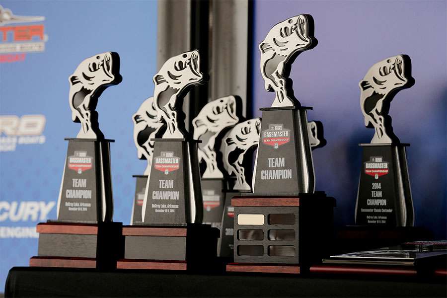 These trophies will be awarded after weigh-in.