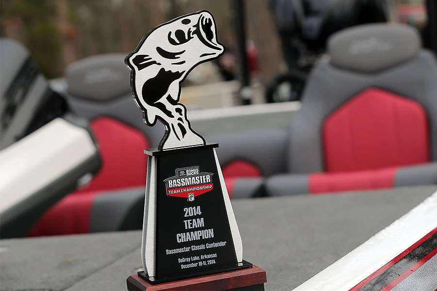 One angler will get to take this trophy home.