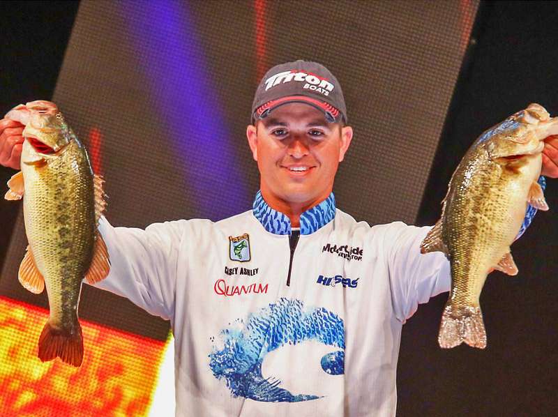 <p>Casey Ashley, showing his fish during an 11th-place finish in last yearâs Classic, is itching for this yearâs event on Lake Hartwell.</p>
