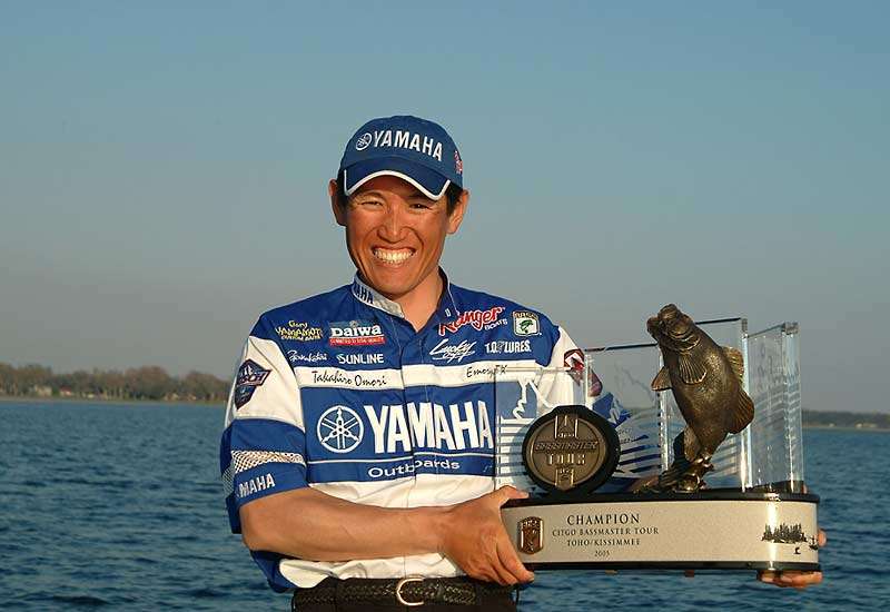 Takahiro Omori followed his 2004 Classic victory by winning the Florida Bassmaster Tour event on Toho in 2005 with 50-11.