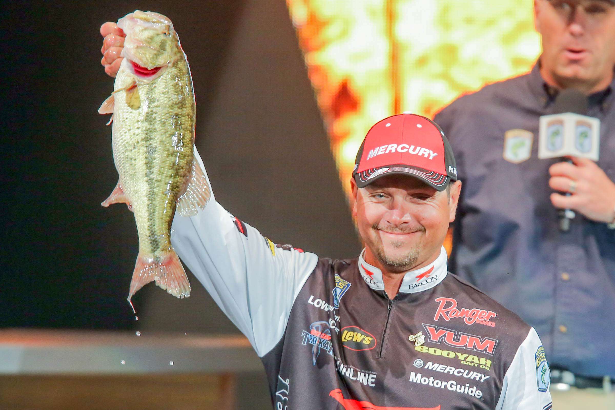 Christie was in 7th place after Day 1 at Alabama's Lake Guntersville, but he couldn't match the 22-pound, 5-ounce limit he caught that day when the three-day tournament continued.
