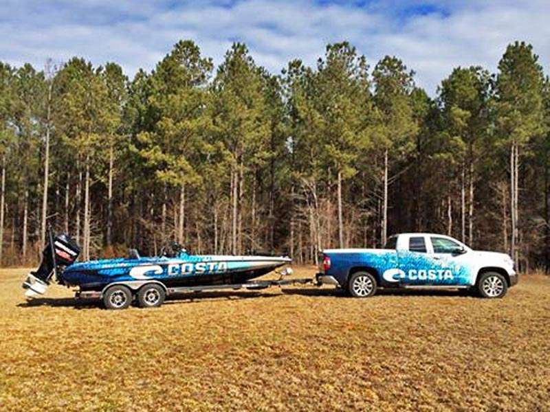 Ashley posted a photo of his freshly wrapped rig on his Facebook page recently, showing heâs ready to compete in the 2015 GEICO Bassmaster Classic.