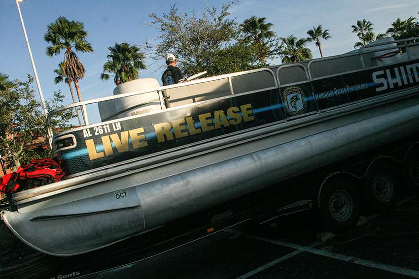Fish were returned safely to the Live Release boat