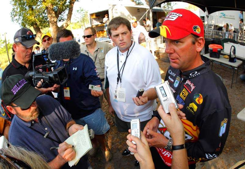 Kevin VanDam left his mark on Toho, winning the 2008 Citrus Slam on the Elite Series during a tremendous run. KVD now has seven AOY titles, four Classic wins and eight Elite championships among his record 20 Bassmaster wins.