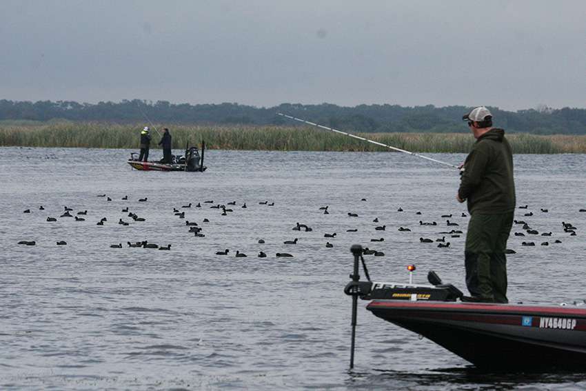 Numerous anglers were in the vicinity, a lot more boats in the area than Day 1.