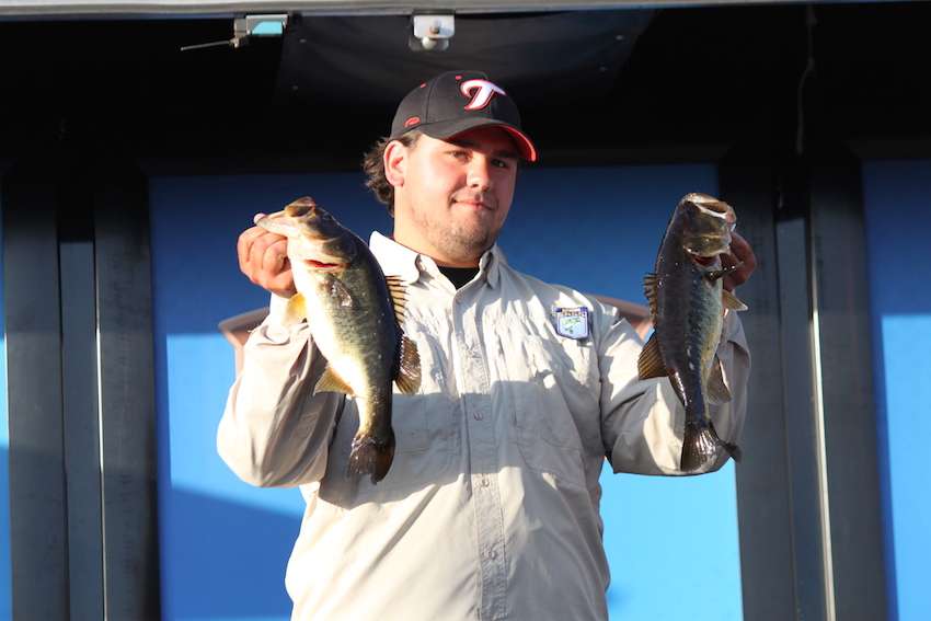 Co-angler Terry Law finishes 3rd with 22-3. 
