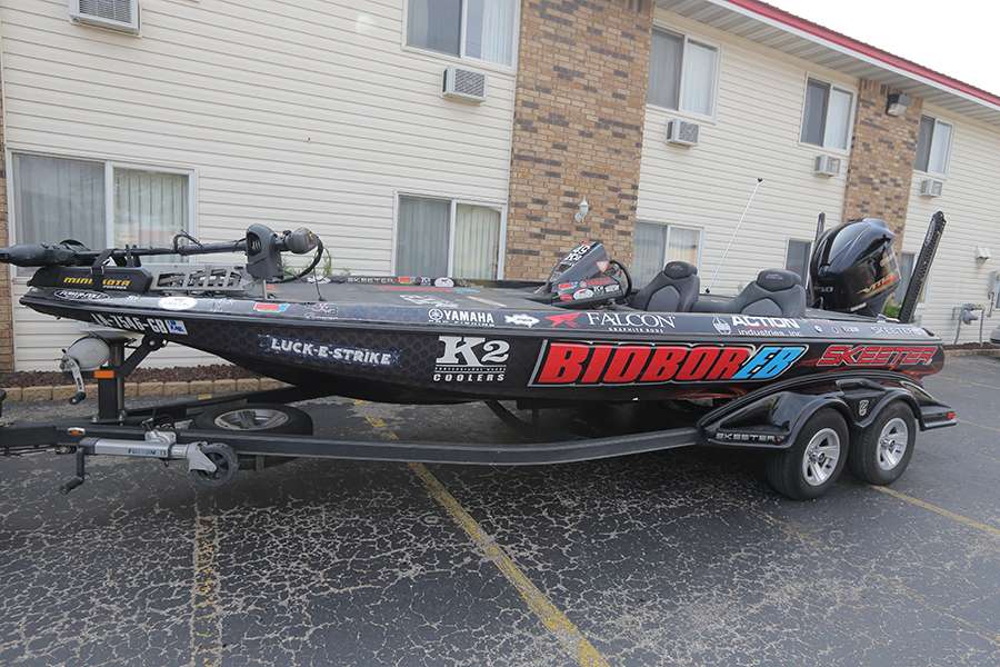 Cliff Crochet's Skeeter FX 21 is powered by a Yamaha 250 SHO.