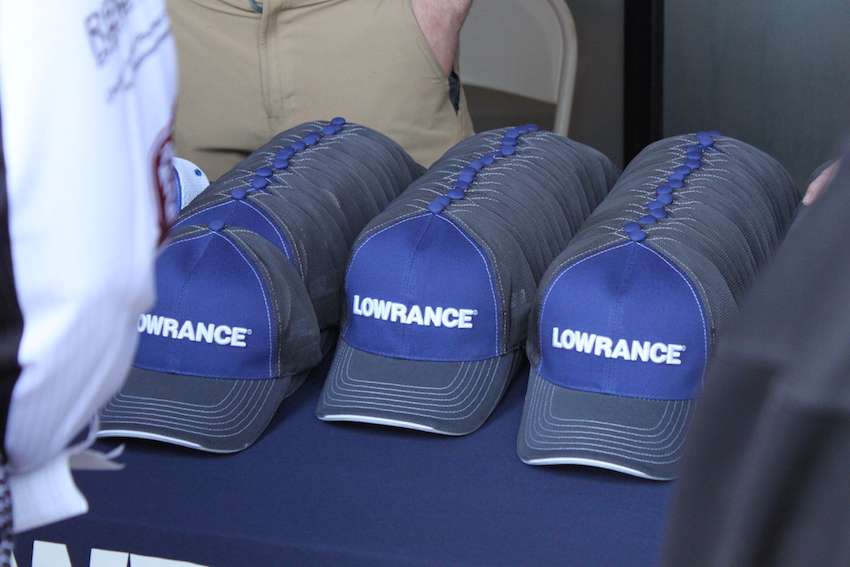 Lowrance hats are available for all anglers as well. 