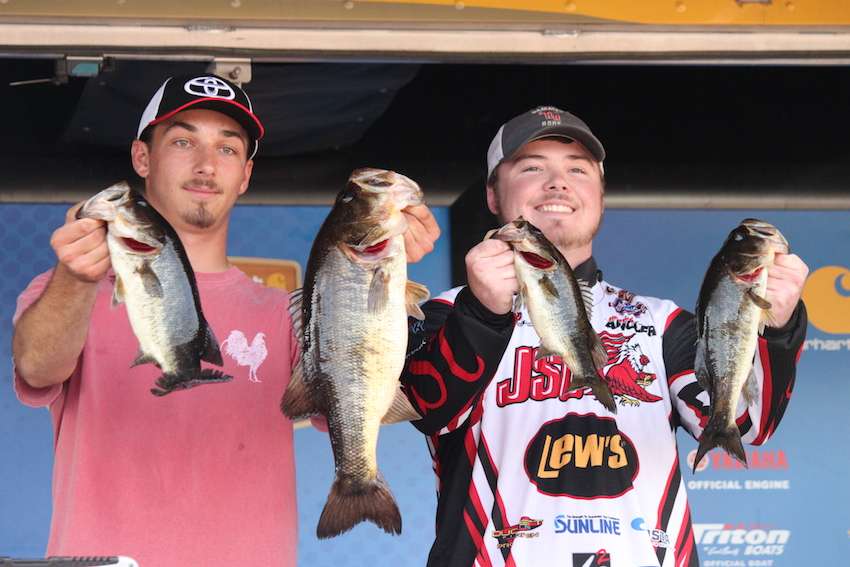 Austin Archer and Chase Chastain of Jacksonville State University sit in 8th with 12- 6.
