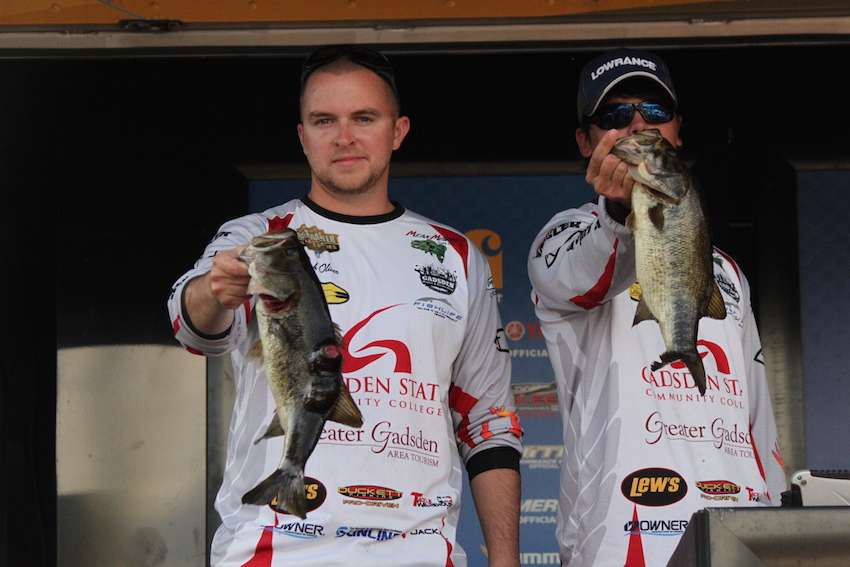 Josh Oliver and Nathan George of Gadsden State Community College sit in 14th with 11-5. 