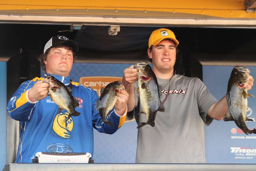 Ben Stone and Collin Smith of Lander University sit in 15th with 11-4. 