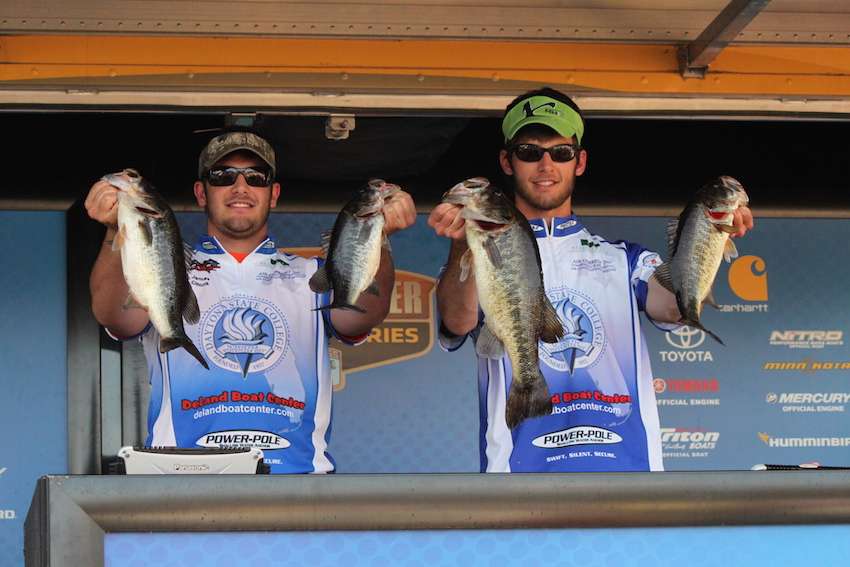 Thomas Oltorik III and James Oltorik of Daytona State College sit in 2nd with 15-9. 