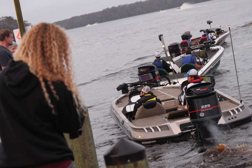Day 2 of the Carhartt Bassmaster College Series Southern Regional gets underway. 