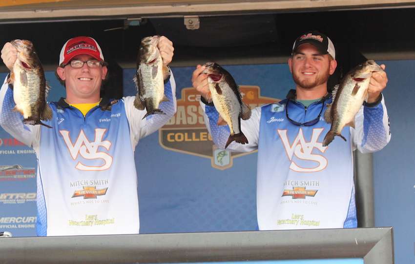 Justin Rivers and CJ Waters of Wallace State CC Hanceville sit in 17th with 20-14.