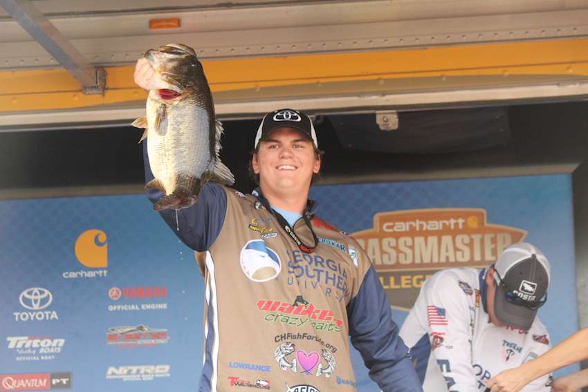 This 10-7 took over the Carhartt Big Bass for Georgia Southern's Nathan Felker and Joe Bates.