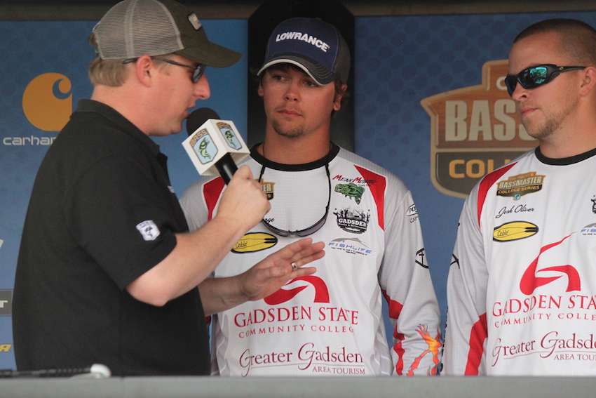 Josh Oliver and Nathan George of Gadsden State Community College with in 13th with 21-2. 