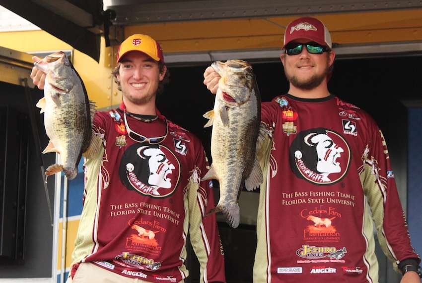 Cody Spears and Justin Mahon of Florida State University bring in 19-15 on Day 2 to move into 5th place headed into the final day. 