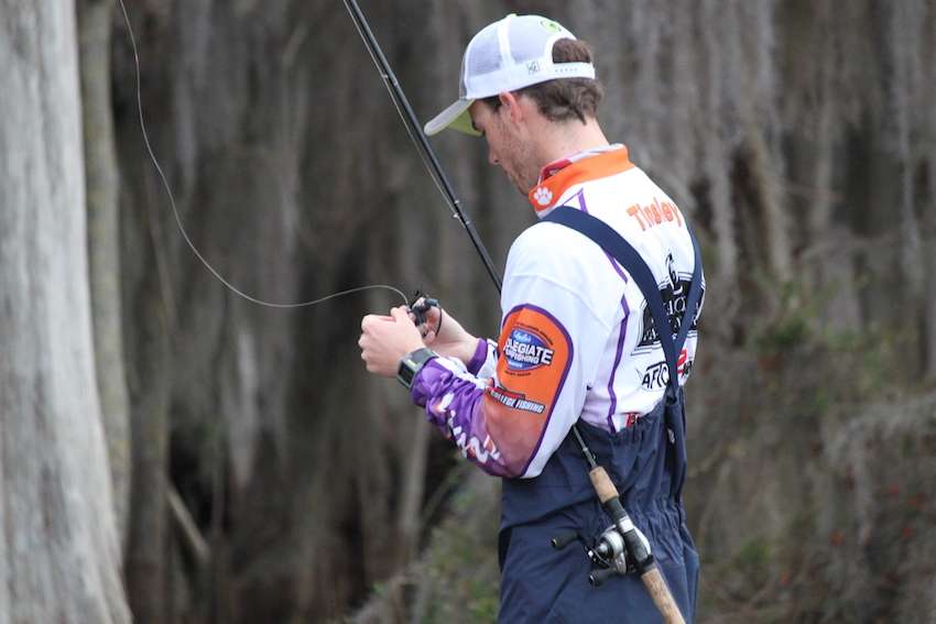 A jig and senko have been the two most productive baits for Clemson. 