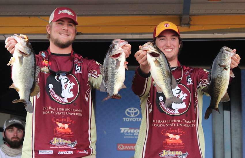 The Seminoles are unable to take the lead as Cody Spears and Justin Mahon of Florida State University finish 4th with 40-0. 