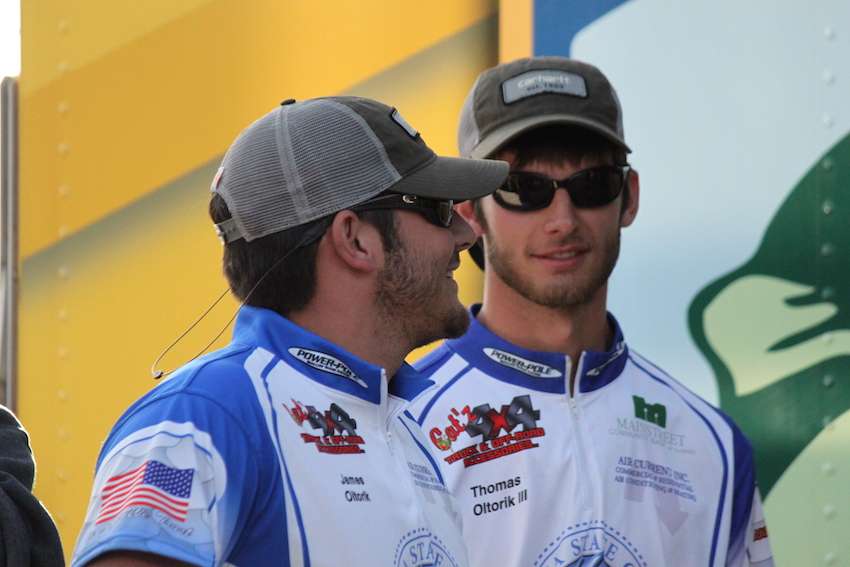 The Oltorik brothers from Daytona State know it's going to be close. 