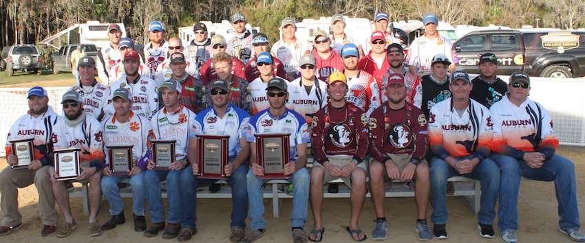 The Top 18 qualify for the 2015 Carhartt Bassmaster College Series National Championship to be held later this summer. 