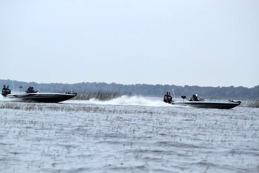 The 2015 Bass Pro Shops Southern Opens get underway as the 200 boat field sets sail on Lake Toho. Anglers race to the bottom end of Lake Toho to lock south. 