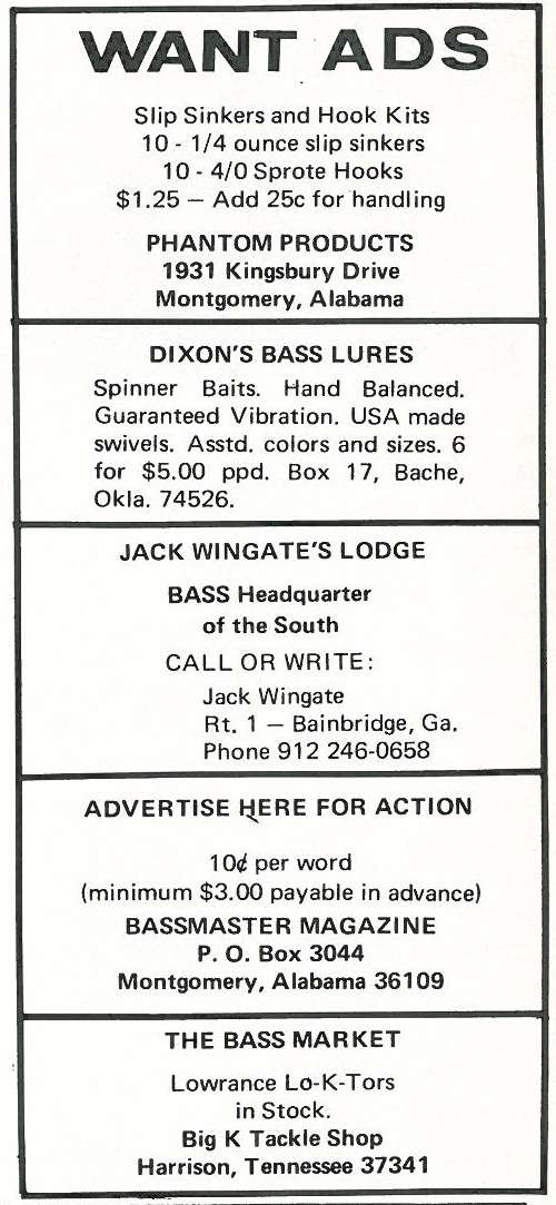A short stack of want ads is also included. The going rate in 1968 was 10 cents per word with a minimum of $3.