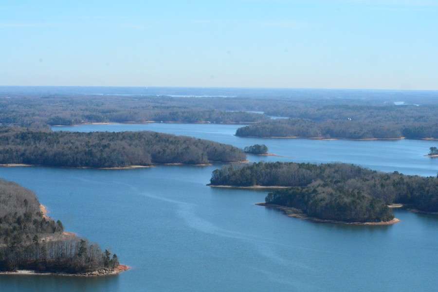 Another splendid view of all the nooks and crannies Lake Hartwell has to offer.