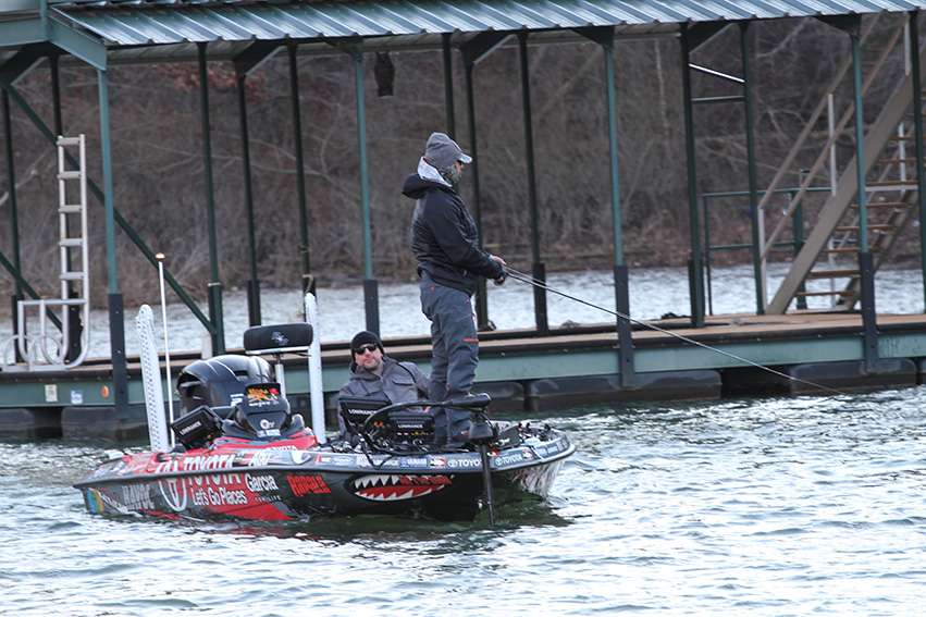 We found Mike Iaconelli early on the final day of Classic practice.