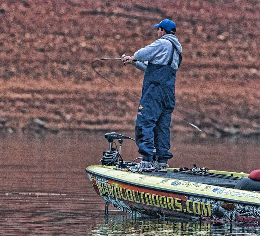 Pace was the first angler to catch a limit every morning of the event.