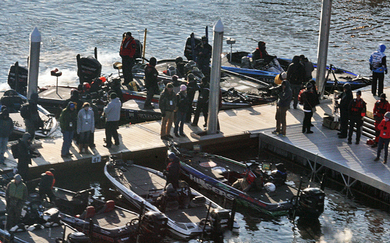 The cold may have slowed the take off just a little, but the mood of the anglers could be described as âfired up.â 