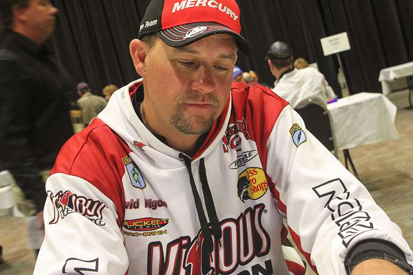 David Kilgore fished the 2014 Bassmaster Classic and finished 8th on Lake Guntersville. He is back again after winning the Southern Open on Smith Lake this past year.