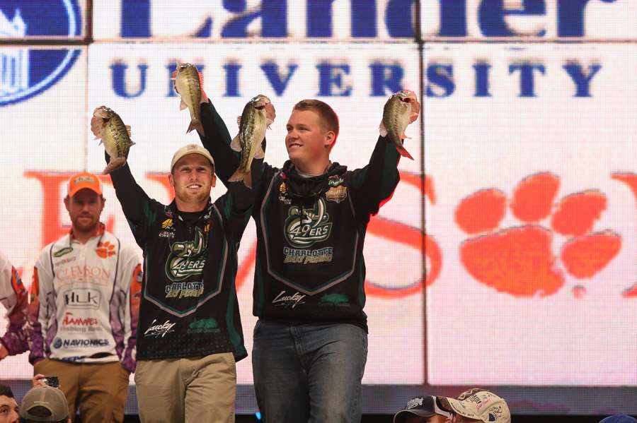 Helms and Whitaker are repeat winners and receive invitations to defend their title at the 2016 Bassmaster College Classic. 