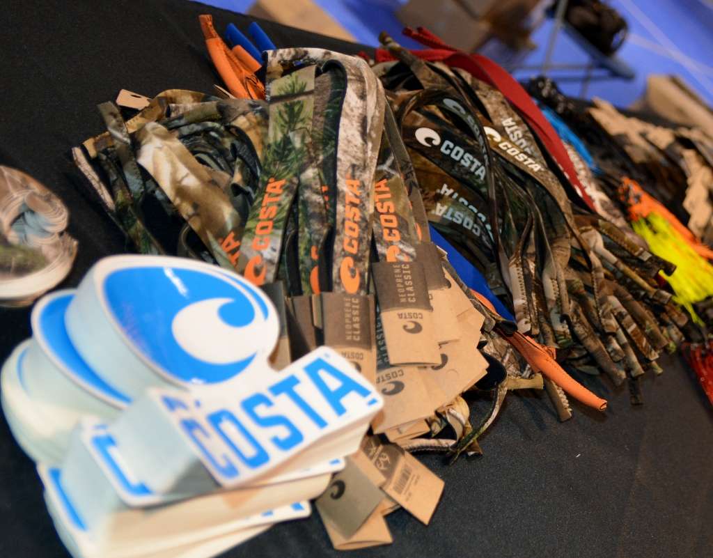 With Costa on board as the new title sponsor of the Bassmaster High School Series, there was plenty of Costa merchandise available to the angler.s
