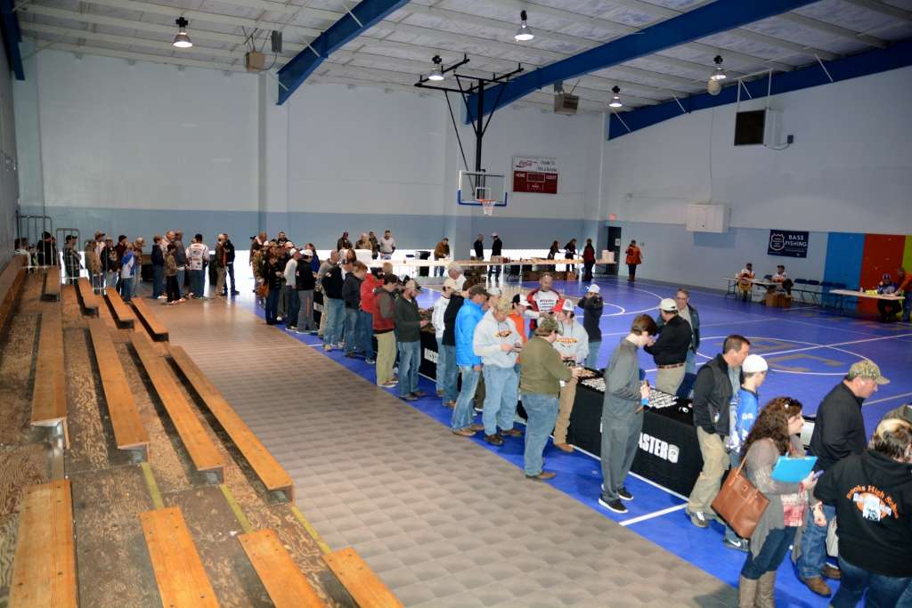 The line to register for the Costa Bassmaster High School Southern Open on Alabama's Lake Martin was steady for more than two hours inside the Charles E. Bailey Sportplex in Alexander City.