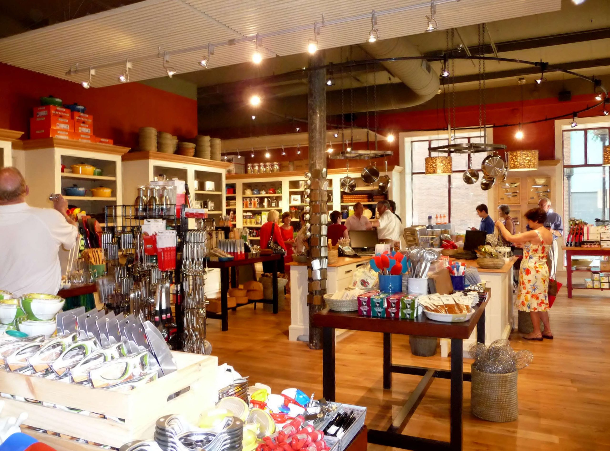 Visitors can peruse a wealth of kitchenware at Charleston Cooks!.