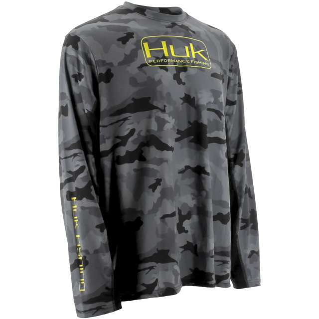 <B>HUK CAMO PERFORMANCE ICON</b>
When looking for performance outerwear, look at this piece closely. No, not because itâs camo, but because it is much more than just a shirt. The Icon is made of a poly knit that transports moisture away from your skin. An added mesh vent in the back helps with temperature regulation, and there is a stain release built into the fabric that helps get blood or other nasties out in the wash. Plus, the company has added a touch of spandex to make sure none of your movements are restricted ($44.99).