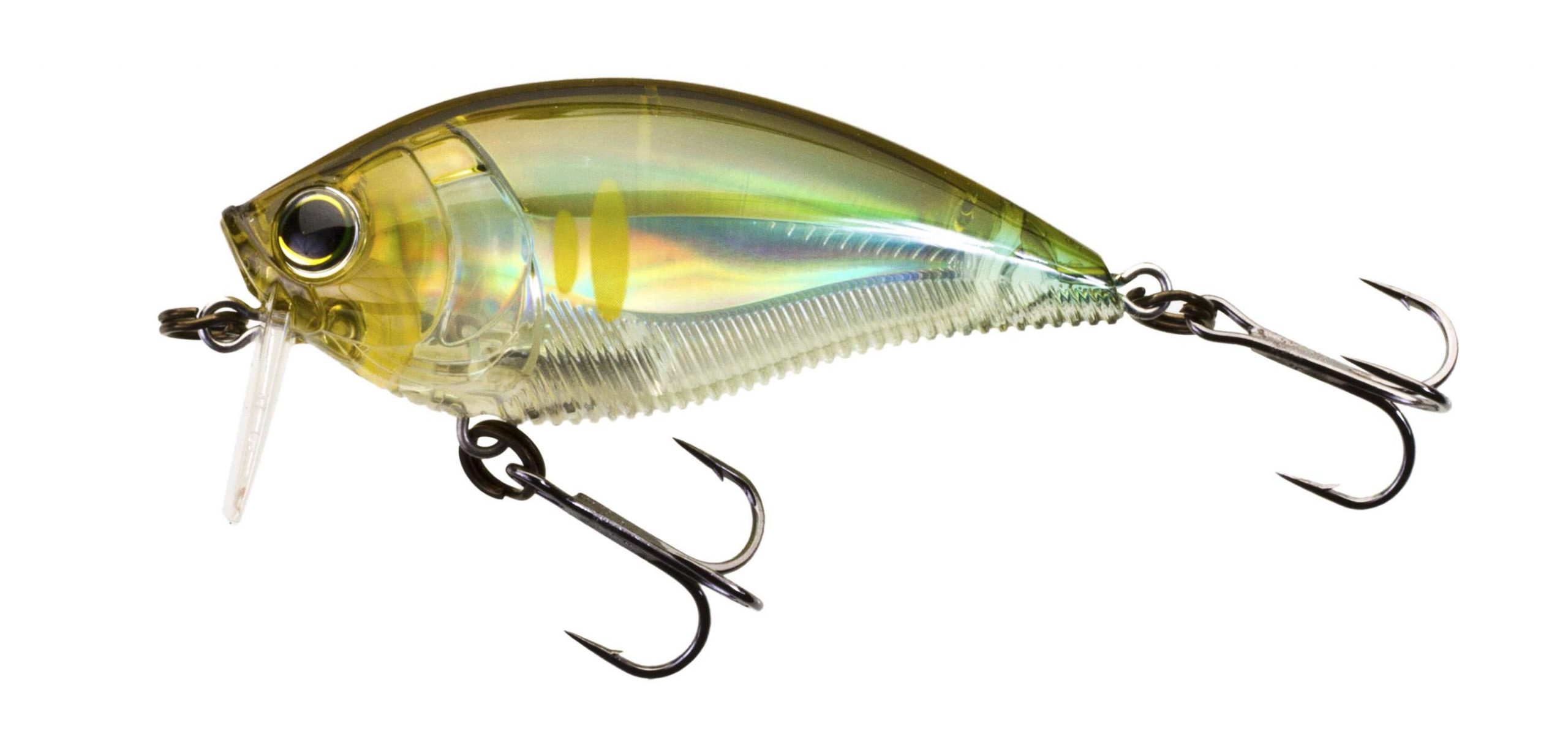 <b>YO-ZURI 3DB</b>
This is not a new bait from Yo-Zuri, but a series of baits that includes two patented features. First is a 3-D Internal Prism, which sends reflected light from the bait to elicit strikes. The second patented feature is the Wave-Motion Vibration Ribs. This ribbed belly is said to create multiple and distinct vibrations that fish can detect with lateral lines. The series includes the Crayfish, Wake Bait, Flat Crank and Vibe, each retailing for $9.99.