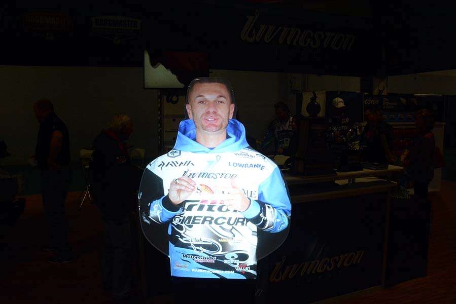 Bassmaster Classic champion Randy Howell appears as himself in the booth at Livingston Lures. Itâs an interactive 3-D video display that makes the man look alive.